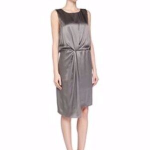 Halston Heritage front twist tank dress XXS BNWT